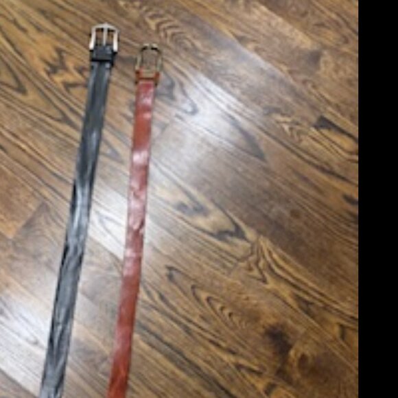 EUC Garcia Genuine  leather brown belt sz 95 - Picture 2 of 4